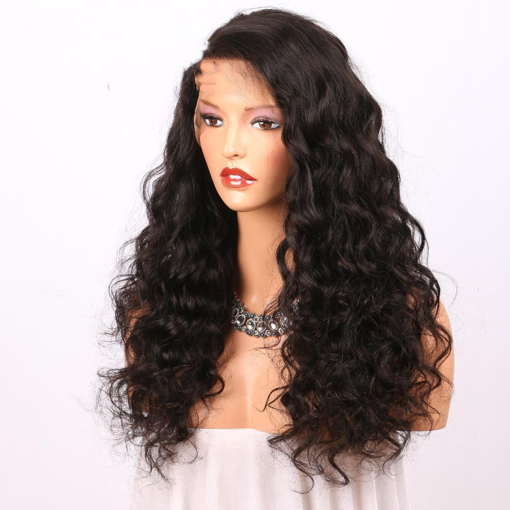 European And American Long-roll Chemical Fiber Wig Headgear Lace Elastic Mesh