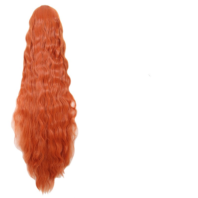 Cos Wig Orange 120cm Corn Scalding